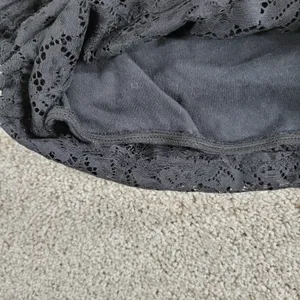 Urban Outfitters x Out from Under Womens Tube Top Medium Black Iris Lace Bra thumbnail 7