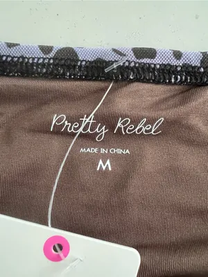 Pretty Rebel Animal-Print tube top size M thumbnail 4