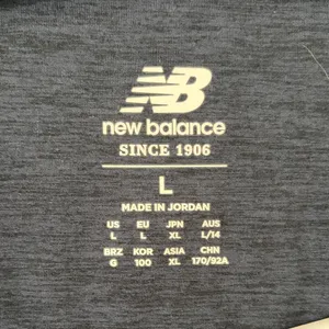 New Balance Women's Navy Blue Long Sleeve Half Zip Size Large Like New thumbnail 3