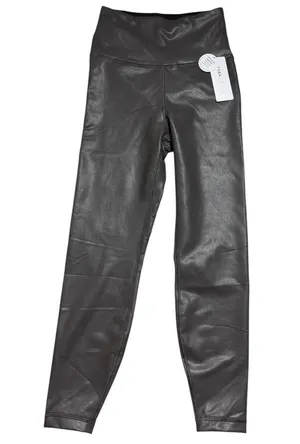 Yogaliscious Women's Lined Faux Leather Legging Sz S New With Tag thumbnail 1