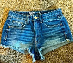 Mossimo HR Denim Jean shorts Size 27 thumbnail 1
