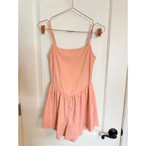 Tennis Romper Women Small Peach Pink Athletic‎ Skort Dress Pickleball thumbnail 3