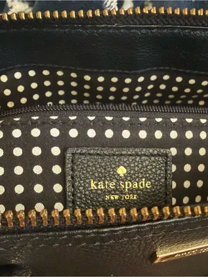 Kate Spade New York Magnolia Park Ollie Bag Purse Cream Black EUC thumbnail 2