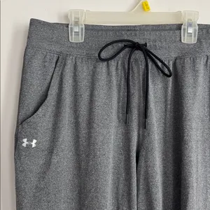 Under Armour Gray Track Pants Size L thumbnail 2