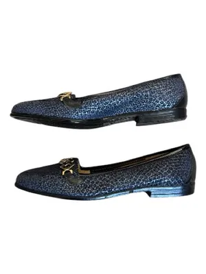 Amalfi Rangoni Leather Navy Oste Loafer Flats Shoe Size 6.5 NWOB thumbnail 4