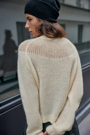 ZARA sweater cardigan jacket knitted button up boho thumbnail 5