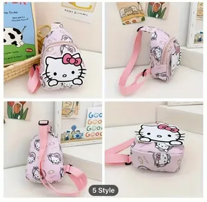 Hello Kitty Sanrio Lightweight Waterproof Nylon Crossbody Bag thumbnail 3