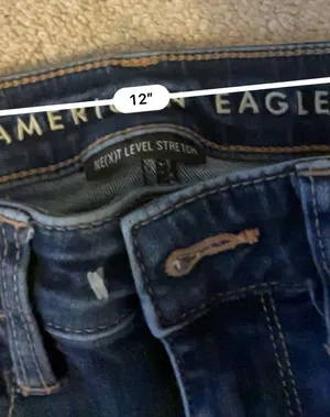 American Eagle Super hi-rise Dark Wash Jeggings thumbnail 3