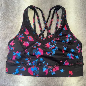 Lululemon Strap It Like Its Hot Bra Dandy Digie Multi / Black size 4 thumbnail 3