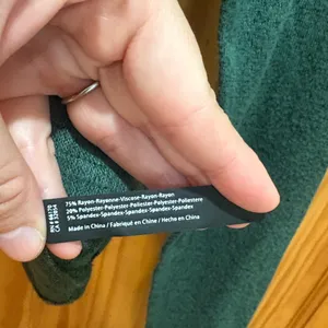 Urban Outfitters Out From Under Size Medium Green and Blue Collared Crop Top. thumbnail 6