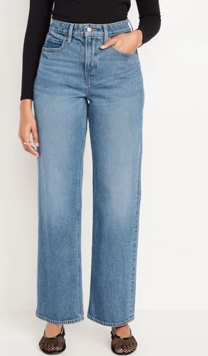 Old Navy Sky-Hi Jeans Wide-Leg thumbnail 1