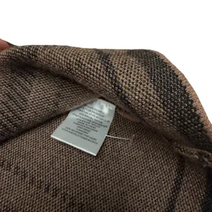 Z Supply Plaid Sweater Jacket Brown Black Button Front Shacket Cozy Medium EUC thumbnail 8