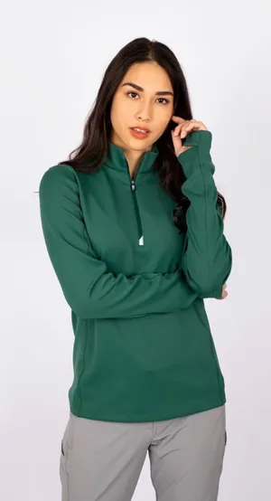 Cutter & Buck Ladies Quarter-Zip Pullover thumbnail 1