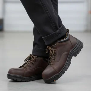 Timberland PRO Women's Steel Toe Work‎ Shoes Brown Leather EH Safety Size 9.5M thumbnail 1