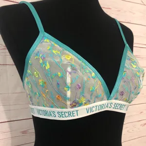 Victoria’s Secret Spring Floral Mesh Bralette thumbnail 2