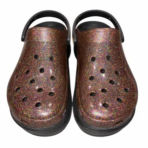 Crocs Classic Bae Translucent Glitter Platform Clogs Shoes Limited Edition 10 thumbnail 2