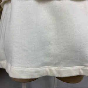 Ruby Rd. Ivory Fringe Trim Cotton Cardigan Tie Ponte Knit Sweater M thumbnail 9