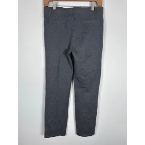 Quince Ponte Straight Leg Pants Women Medium Gray Business Casual Professional thumbnail 4