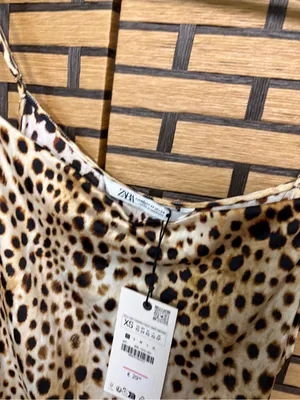 Zara tan cheetah print long camo size XS thumbnail 4