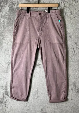 Pistola Mara Straight‎ Leg Capri Pants Light Purple High Rise Size 30 New thumbnail 1