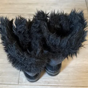 Khombu Nordic 2 women's black suede leather winter snow boots size 7M‎ thumbnail 4