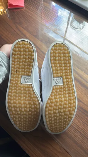 White Adidas Golf Shoes  thumbnail 9