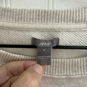 AERIE Naughty-ish Long Sleeve Pullover Crewneck Novelty Sweatshirt Size M thumbnail 11