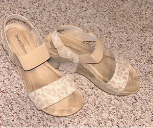 Pierre Dumas Cheetah Wedges thumbnail 1