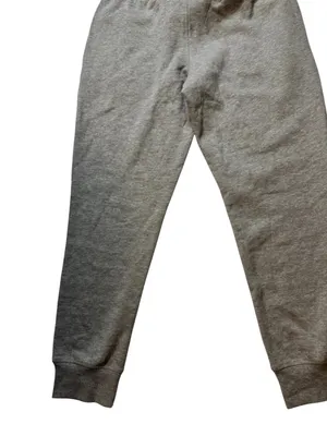 Reebok Light Gray Joggers with Black Logo Side Sz M thumbnail 8