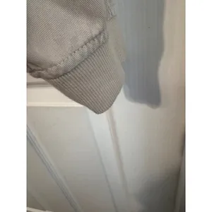 For The Republic Bomber Jacket Small Beige Snap Front thumbnail 6