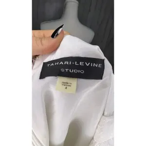 Tahari-Levine Studio Women's White Floral‎ Fit & Flare Dress Size 4 thumbnail 4