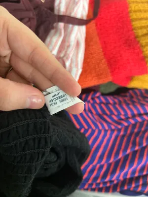 Aerie Black Smocked Wide Leg Jumpsuit thumbnail 7