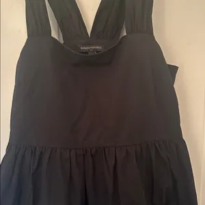 Banana‎ Republic Elegant Black Tiered Dress size XS EUC thumbnail 3