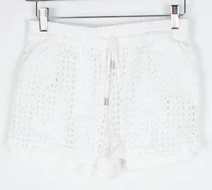 Anthropologie Elevenses White Eyelet Shorts‎ Sz XS thumbnail 1