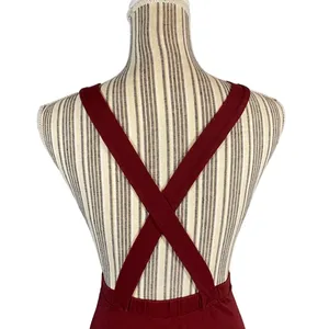 ASOS Maroon Sleeveless Crisscross Opened Back Mini Dress Women Sz 4 thumbnail 7