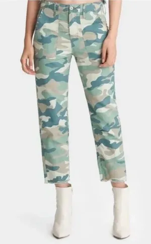 Mother The Shaker crop chop camo pants Size 25 thumbnail 1