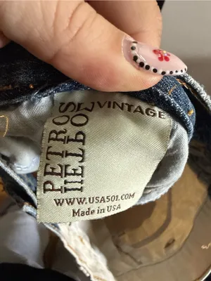 Vintage Levi’s Reworked Two Tone Distressed Denim Shorts thumbnail 3