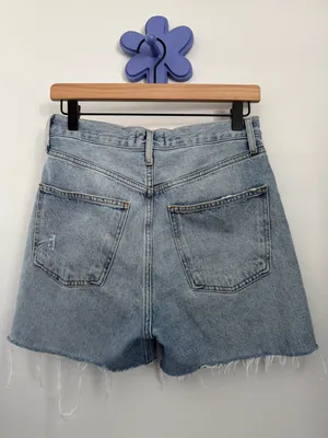 Agolde 25 90’s Shorts Force Organic‎ Cotton Cut Off Light Wash Modest Relaxed thumbnail 3