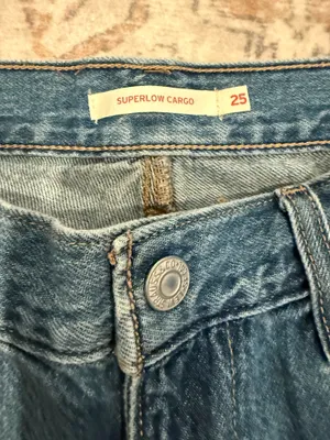 Levi’s Super Low Jeans cargo Y2K thumbnail 2