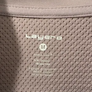 Layers Thumb Hole Women's Mauve Full-Zip Jacket M thumbnail 6