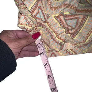 Patagonia Shorts Women M Barely Baggies 2.5" Peach Aztec Beach Coastal Resort thumbnail 5