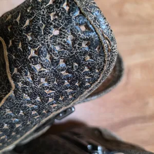 Circle G Corral Brown Distressed Leather Ankle Booties thumbnail 9