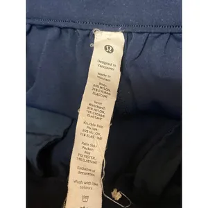 Lululemon Women's Blue High Rise Yoga Athletic Activewear Track Trousers Pants 0 thumbnail 5