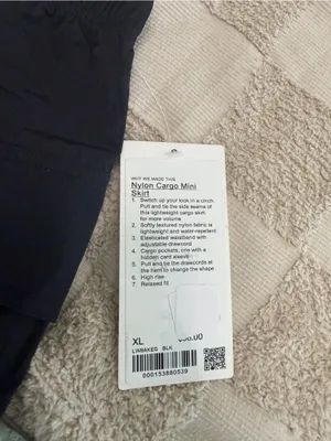 NWT Lululemon Nylon Cargo Mini Skirt size‎ XL thumbnail 2