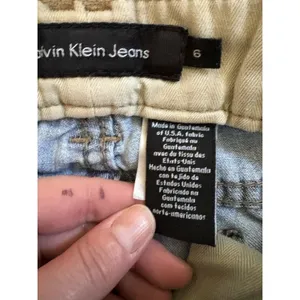 Calvin Klein Jeans Womens Size 6 Capri Trouser Crop Wide Leg Pockets Palazzo Y2K thumbnail 7