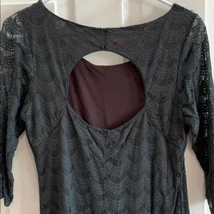 Free people LG black‎ bodycon dress thumbnail 5