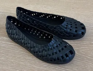 Melissa Possession Ballerina Ballet Flats Jelly Size 6 in Black thumbnail 1