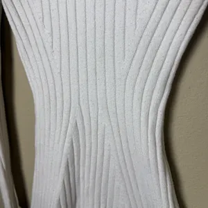 HOLLISTER Cream Sweater Dress Skater Fit and Flare Size Small thumbnail 3