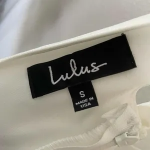 new lulus white tank skater low back dress size small thumbnail 3