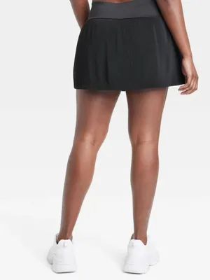 All In Motion Micro Pleated Active Mini Skort - Size Medium, Black, Like New thumbnail 2